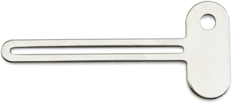 Silver Semicircular Metal Manual Toothpaste Squeezer Stainless Steel Dispenser Tube Squeezer Hand Cream Tube for Key Set Practi Toothpaste Squeezer Dispenser Tube Squeezers, Aids and Accessories