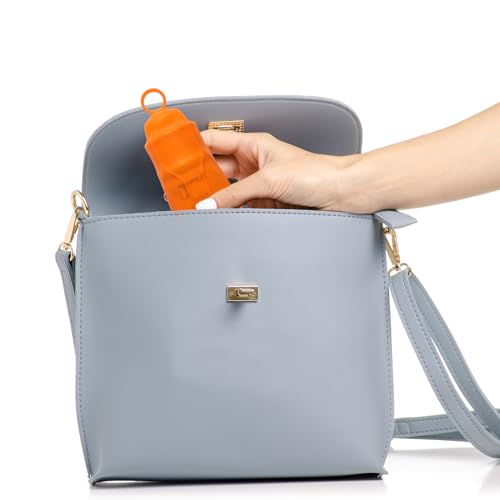 16 Pcs Elastic Sleeves for Leak Proofing Travel Silicone Bottle Covers for Travel Container in Luggage Reusable Travel Accessory for women Men