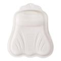 Goowin Bath Pillows for Tub, New Generation Skin-Friendly Silicone Bath Pillow, Luxury Bathtub Pillow for Head and Neck, Powerful Suction Tub Pillow for Bathtub with Inflatable Airbag (Off-White) - color: Off-white