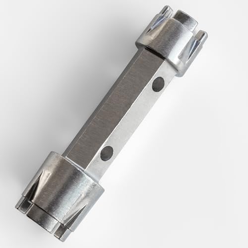 Tub Drain Remover Wrench Removal Tool Dual Ended Dumbell for Bath Drains Heavy Duty Aluminum
