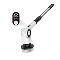 Electric Spin Scrubber, Electric Cleaning Brush, Multifunctional 360 Automatic Rotation Cordless Spin Scrubber with 7 Replaceable Brush Heads for Cleaning Bathroom Kitchen and Floor