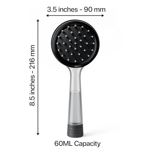 Massager Hair Growth Oil Applicator For Men And Women - Easy, Mess-Free, Precise Control Bask And Lather Scalp Stimulator For Adults - Promotes Clean, Healthy Hair Growth
