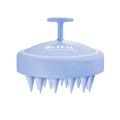HEETA Scalp Massager Hair Growth, Soft Silicone Scalp Scrubber Shampoo Brush for Exfoliation, Dandruff Removal & Head Massage Stress Relax, Wet & Dry Use for Thick, Thin Hair Care, Wheat Straw Blue - color: New Blue