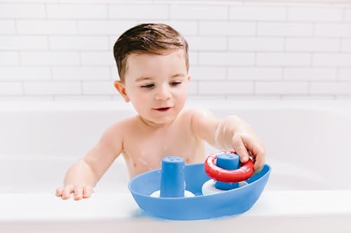 Ubbi Boat & Buoys Bath Toys, Includes 1 Boat and 4 Buoys, Bath Time Toys for Toddlers - color: Boat and Buoys