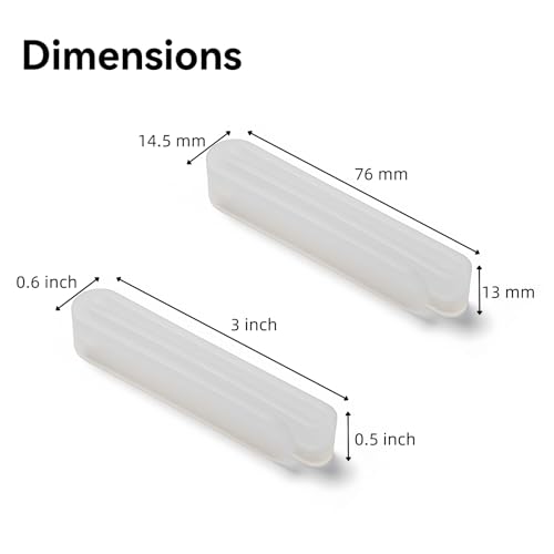 4-Pack Toothpaste Squeezer, Tube Squeezer Tool & Tooth Paste Dispenser | JM.JEEMI PP Toothpaste Roller for Bathroom, Works with Creams, Cosmetics, Lotions in Tubes up to 2.6" Wide