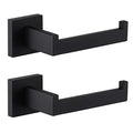 KOKOSIRI Black Toilet Paper Holders Bathroom Toilet Paper Roll Holder SUS304 Stainless Steel Contemporary Wall Mounted, 2 Pack, B2003BK-P2 - color: Matte Black, size: Without Shelf(2 Pack)