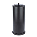 JS Jackson Supplies Free Standing Extra Large Toilet Paper Holder - Matte Black - color: Black