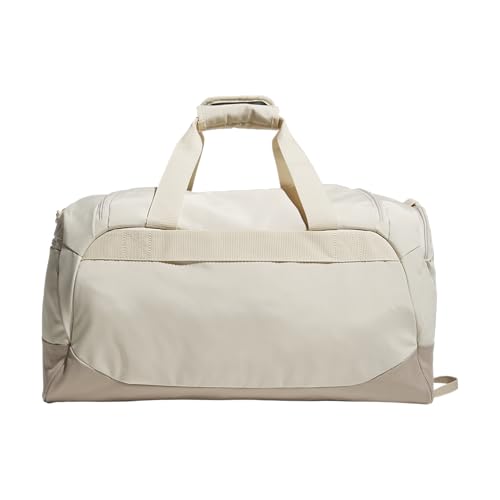 adidas Defender 5 Duffel Bag for Sports, Gym and Travel, Crystal Linen Beige/Trace Khaki, OSFA - color: Crystal Linen Beige/Trace Khaki, style: Small (42l)