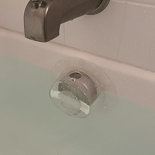 Bathtub Overflow Drain Cover for Fuller Baths, Bathroom Spa & Bath Accessories, Clear (12078)