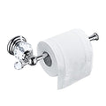 BATHSIR Crystal Toilet Paper Holder, SilverToilet Roll Holder Modern Bathroom Accessories Zinc Alloy Tissue Hanger Wall Mounted