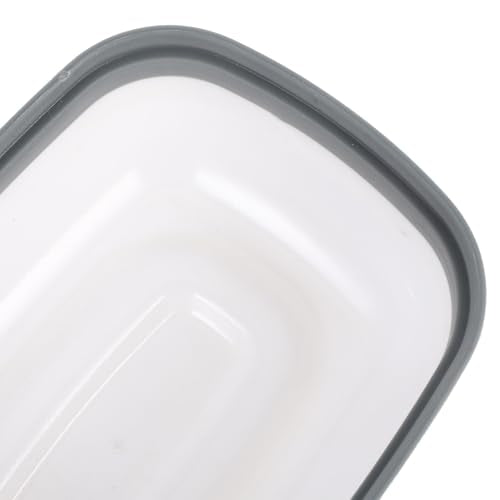 Toyvian Travel Soap Box with Lid and Sponge, Leakproof Portable Bar Soap Holder Case with Silicone Seal for Bathroom, Gym, Camping, Hiking – 2 Sets