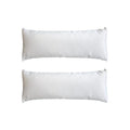 Aqua Outdoors Inside Pool Lounger Headrest Pillow, in Water Sun Shelf Chaise Cushion, Great for Tanning on Baja Ledge or Poolside Sundeck (White,Two)