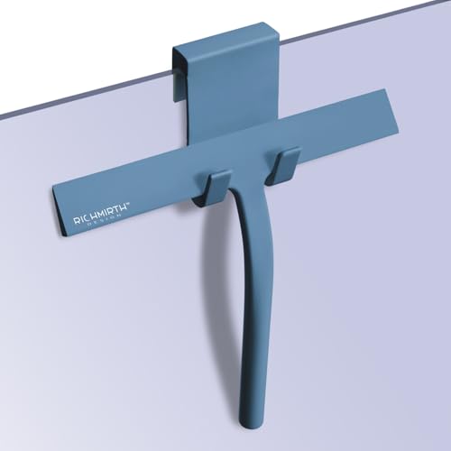 Shower Glass Cleaner Squeegee, 9 Inch Width Silicone Bathroom Squeegee for Shower, Glass, Car Window, Mirror - Green - color: Green, size: 9 Inches