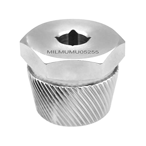 MILMUMU Compatible with Tub Drain Extractor-Removes Stubborn Tub Drains. | Compatible with Tub Drain Extractor-Removes One and a Half Inch Old or Stubborn Tub Drains （ 05255 1.5" ）. - color: Chrome