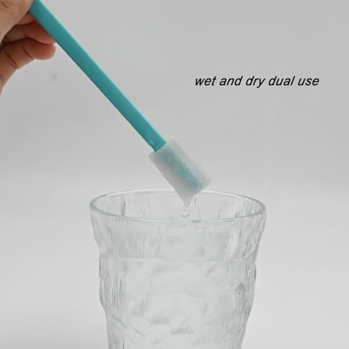 30PCS Disposable Crevice Cleaning Brush kit, Disposable Toilet Brush, Disposable Window Sill Cleaning, Keyboard Cleaning, Car Air Conditioner Cleaning (Color Mixing) - color: Color Mixing