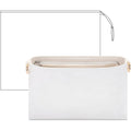 Handbag Organizer Insert for LV Toiletry Bag, Custom Fit Inside Premium Lightweight WaterResistant Purse Insert with Cup Holder Accessories (Craie, Fits-Toiletry 26) - color: Craie