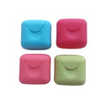 Portable Travel Soap Container Case Box Holder with Lid, Plastic Soap Dish Organizer for Bathroom Home Outdoor Hiking Camping (4 Pack)