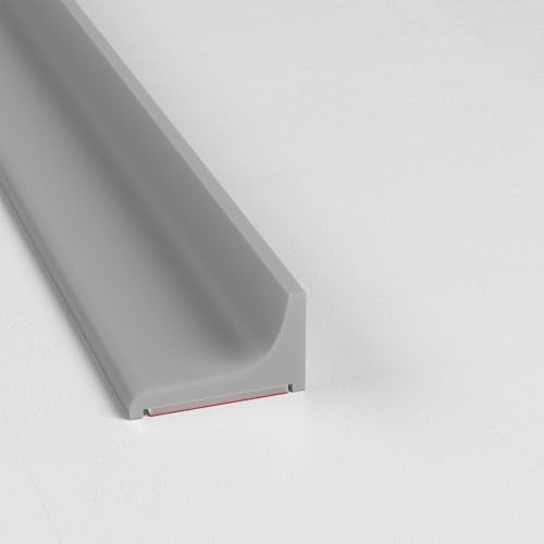 Silicone Shower Threshold Water Dam, Kitchen Sink Splash Guard, Shower Barrier Water Dam(67inch) - color: Gray, style: 67Inch