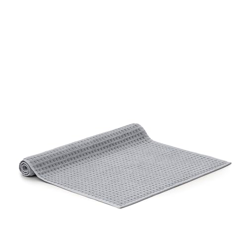 BOLL & BRANCH Turkish Waffle Bath Mat - Shore - 100% Organic Turkish Cotton - Soft Absorbent Quick Dry Luxury Bathroom Mat with Waffle Weave Texture - Spa Inspired Comfort - color: Shore, style: Waffle