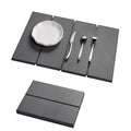 Stone Dish Drying Mat - Large Foldable Marbled Quick Drying Dish Mats, Stone Coasters Set of 4 Collapsible Ultra Absorbent Diatomaceous Earth Mats for Kitchen Counter Bathroom (Grey-4Pcs) - color: Grey-4Pcs