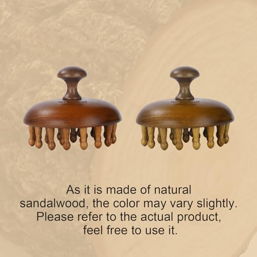 Wooden Scalp Massager for Hair Growth｜Full Body Massage Tool｜Scalp Brush｜Gua Sha｜Portable Massage Tool
