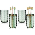 Didiseaon 2PCS Travel Toothbrush Case Portable Toothbrush Holder Cup Storage Container for Home Bathroom Trip School (2)