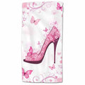 HGOD DESIGNS Pink Flower Hand Towels,Butterflies Sexy High Heel Pink Flower 100% Cotton Soft Bath for Bathroom Kitchen Hotel Spa 15"X30" - color: Towel-34
