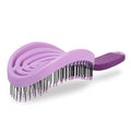 NuWay® DoubleC® Detangling Hair Brush – The Original Home Scalp-Care Brush – Patented Double Curved Scalp Care Hairbrush for Gentle Detangling, Volume Styling & Wet or Dry Hair (Lavender) - color: Lavender