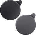 (2 Pack) Silicone Bathtub Stopper, 6" Extra Large Silicone Drain Plug, Universal Shower Drain Tub Stopper for Kitchen Gadgets Bathroom, Grey+Black - color: Grey+black