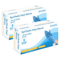 Disposable Gloves Small, Nitrile and Vinyl Blend Material Gloves, Latex Free 4 Mil 200 Pc Food Grade Glove for Cleaning, Food Prep, Hair Dye, Tattoo, Blue - color: Blue, size: Small-200pc