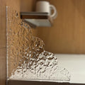 Shower Splash Guard 2-Pack, Self-AdhesiveAcylic Bathtub Water Guards for Kids-Tub Edge Water Guard