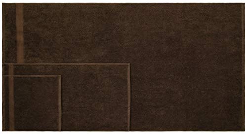 American Bath Towels 100% Cotton 6 Piece Turkish Towel Set, Ultra Soft Absorbent Bathroom Towels, 2 Bath Towel 2 Hand Towels 2 Washcloths, Brown - color: Brown, size: 6 Piece Towel Set XL