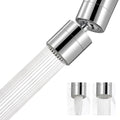 Hibbent Metal Faucet Aerator, 360-degree Swivel Metal Kitchen Sink Aerator, Dual-function Sink Sprayer Attachment, Faucet Replacement Part 55/64'' Female Thread, Silver - color: Silver, style: Classic 360 Degree Faucet Aerator