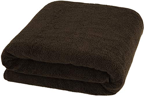 100% Cotton Oversized 40x80 Bath Sheet, Turkish Bath Towels for Bathroom Extra Large, Brown Bath Sheet - color: Brown, size: Bath Sheet 40x80"