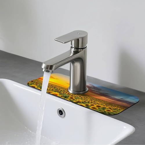 Customizable faucet absorbent mats, allowing you to add your own images, text, or logo. Suitable for kitchens, bathrooms, islands, and other applications. - color: Customize your Photos Lext Logo