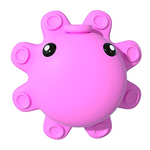 Bathtub Overflow Drain Cover - Tub Overflow Drain Cover, Soak Bath, Spa Accessories - Adds Inches of Water for Deeper Bath (Silicone, Hot Pink) - color: Hot Pink