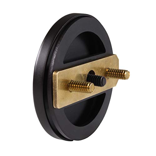Westbrass Floating No-Hole Overflow Faceplate, Oil Rubbed Bronze, D980R-12 - color: Oil Rubbed Bronze, size: 1 Pack