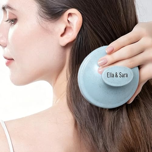 Ella & Sara 4PCS Scalp Massager for Hair Care Scalp Exfoliator Scalp Scrubber for Hair Growth with Soft Bristles, Scalp Exfoliator Brush Dandruff Removal Shampoo Brush for Wet Dry Scalp Care - size: 4-Pack