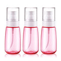 Cosywell Travel Size Spray Bottle TSA Approved 2oz 60ml 3 Pack Leak Proof Fine Mist Spray Bottles Empty Plastic Refillable Mist Sprayer for Perfume Essential Oils Toners Rose Water Cosmetics (3Pink) - color: 3 Pink, size: 2 oz