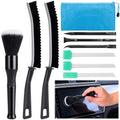 XANGNIER Car Detailing Kit Interior,Car Cleaning Interior Cleaner Brush Kit Tool,Car Care Detail & Clean Supplies Accessories Kits,Suitable for Auto,SUV,Truck,Sedan,Dashboard,Panel,10 Pcs Tools Sets