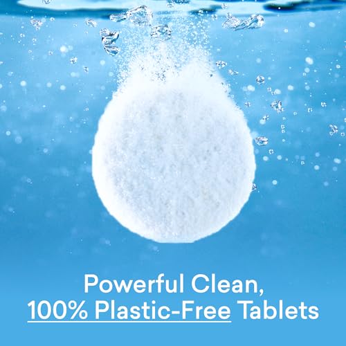 BLUELAND Toilet Bowl Cleaner Tablets, 14 Count (Pack of 1), Lemon Cedar, Plastic-Free, No Harsh Chemicals, Plant-Based, Septic-Safe, Removes Lime, Rust, Hard Water and Toilet Ring Stains - size: 14 Count (Pack of 1)