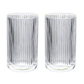 Gaolinci 2 Pcs Glass Tumbler Cup,Toothbrush Holder, Bathroom Cups, 13 oz - color: Gold Edge, size: 13 oz