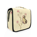 senya Hanging Travel Toiletry Bag Kit Makeup Case Cosmetics Organizer for Men Women - color: Butterfly Watercolor