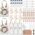 6 Set Spa Gifts Bulk for Women, Sleepover Party Favors Supplies for Bridesmaid Bridal Shower Wedding Guests Baby Shower Birthday Gift with Towels Socks Hair Tie Clip Eye Masks(White) - color: White