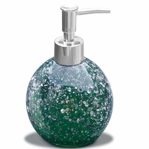 LUANT Bathroom Decoration Resin Lotion Bottle Pump for Kitchen or Countertops, Green