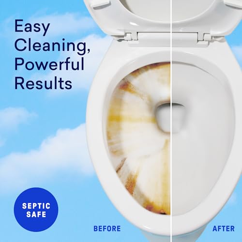 BLUELAND Toilet Bowl Cleaner Tablets, 14 Count (Pack of 2), Lemon Cedar, Plastic-Free, No Harsh Chemicals, Plant-Based, Septic-Safe, Removes Lime, Rust, Hard Water and Toilet Ring Stains - size: 14 Count (Pack of 2)