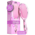FRAMAR Y2K Print Hair Brush Detangler – Wet Hair Brushes For Women, Womens Hair Brush, Black and White Checkered Hair Accessories, Hairbrush For Women, Cepillos Para Cabello – Detangle Brush - color: Pink - Y2K