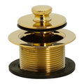 Westbrass D3324-01 1-1/2" NPSM Pull & Drain Bathtub Plug, Coarse Thread, Polished Brass - color: Pvd Polished Brass