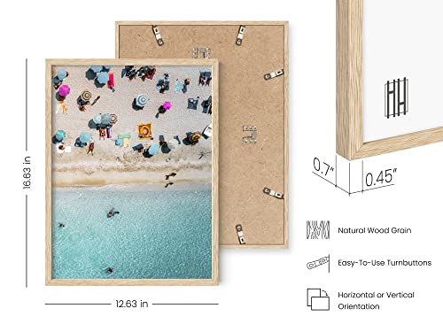 HAUS AND HUES Frame Beach Wall Art - Set of 3 Seascape Decor, Coastal Decor Frame, Nature Tropical Print Ocean, Beach Prints (Beige 12x16) - color: Beach Umbrellas, size: 12"L x 16"W, style: Beige Framed