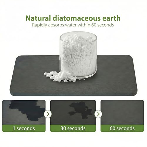 Kitchen Soap Dispenser Set with Sponge Holder & Brush Holder - 16oz Glass Hand and Dish Soap Dispenser, Instant Dry Diatomaceous Earth Stone Tray, Non-Slip Silicone Pad, Sink Organizer(White)